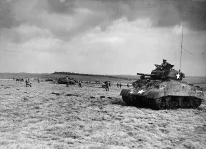 00154 Gallery: American troops training in Britain before the invasion of Europe 1944 WW2