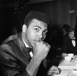 Portrait Posed Gallery: American world champion heavyweight boxer Muhammad Ali (formerly Cassius Clay