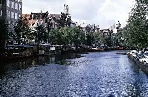 Images Dated 5th May 1973: Amsterdam, Holland rear of floating flower market