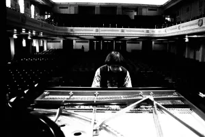 Andre Previn at the City Hall in Newcastle where he will conduct the Northern Sinfonia in Andre Previn at the City Hall in Newcastle where he will conduct the Northern Sinfonia in