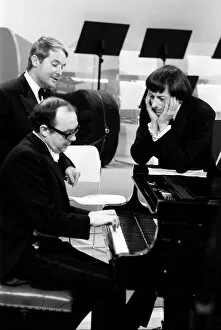 Andre Previn with Ernie Wise & Eric Morecambe for 1971 Morecambe & Wise christmas