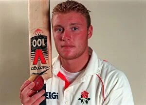 Images Dated 30th April 1999: Andrew Freddie Flintoff at Leicesters Grace Road Ground. April 1999