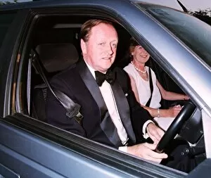 Images Dated 25th July 1997: Andrew Parker Bowles and wife arrive for party 1997 for Camilla Parker Bowles 50th