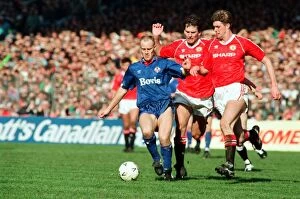 Images Dated 8th April 1990: Andy Ritchie. FA Cup. Manchester United 3 v Oldham Athletic 3