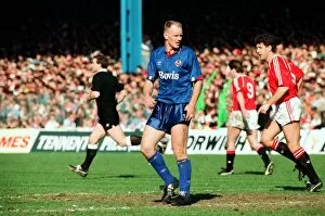 Images Dated 8th April 1990: Andy Ritchie. FA Cup. Manchester United 3 v Oldham Athletic 3