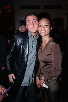 Images Dated 2nd September 1998: Angela Griffin Actress September 98 At the TV Quick Awards in london with her