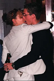 Angela Griffiths Actress and Boyfriend Will Mellor kissing at the Grease' Angela Griffiths Actress and Boyfriend Will Mellor kissing at the Grease'