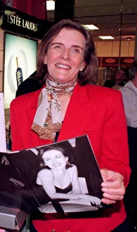 Angela Hurley, the mother of Liz (Elizabeth) at a product launch for Estee Lauder Angela Hurley, the mother of Liz (Elizabeth) at a product launch for Estee Lauder