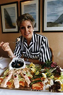 Angela Rippon TV Presenter and Newsreader appearing on the Health Programme on Radio 5 Angela Rippon TV Presenter and Newsreader appearing on the Health Programme on Radio 5