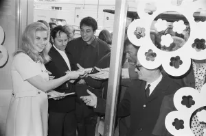 Ann Summers, the shop secretary at the opening of the sex supermarket named after her Ann Summers, the shop secretary at the opening of the sex supermarket named after her
