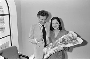 Anna Ford and Mark Boxer at the TV-am studios. 1983 Anna Ford and Mark Boxer at the TV-am studios. 1983
