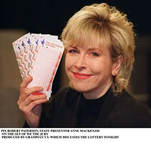 Anne MacKenzie TV Presenter on the set of We the Jury new discussion programme produced Anne MacKenzie TV Presenter on the set of We the Jury new discussion programme produced
