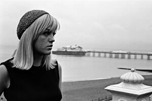 Disc Jockey Collection: Annie Nightingale at Brighton Palace Pier. 5th September 1965