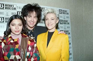 Award Ceremonies Gallery: Announcement of the 1991 Brit Awards Nominations. Betty Boo with Marie Fredriksson