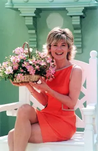 Anthea Turner TV Presenter May 1998 At the Chelsea flower show to launch the St Anthea Turner TV Presenter May 1998 At the Chelsea flower show to launch the St