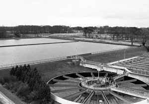 Images Dated 6th March 1989: Aqua Trading Company 6th March 1989. View from the top of the treatment works