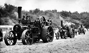 Images Dated 10th July 1971: Into the arena come some of the mighty steam giants at the steam traction engine rally