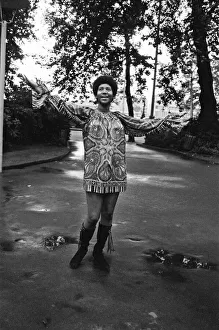 Aretha Franklin pictured in London, in the summer of 1970 Aretha Franklin pictured in London, in the summer of 1970