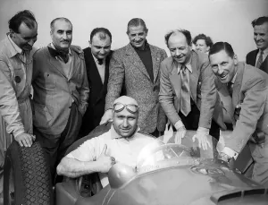 00150 Gallery: Argentinian motor racing champion Juan Manuel Fangio July 1951