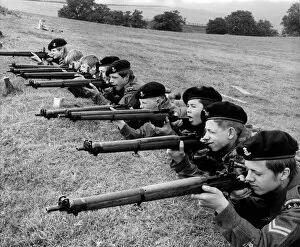 Images Dated 5th September 1970: Army Cadets take part in annual rifle meeting at Guisborough, 5th September 1970
