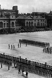 Army: Soldier of thA soldier is stretchered off the parade ground during the Trooping of Army: Soldier of thA soldier is stretchered off the parade ground during the Trooping of