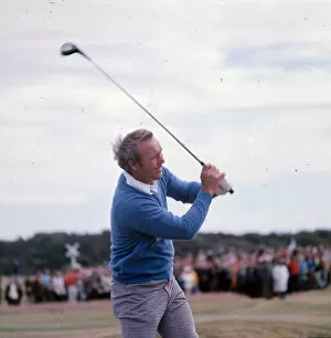 Arnold Palmer 31st July 1972 American golfer using a wood C / T