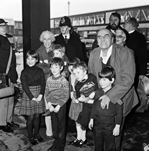 Images Dated 28th February 1981: The arrival of the British hostages from Iran at London Airport following the Iran