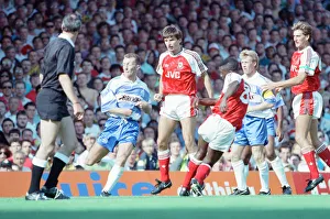 Arsenal 1-1 QPR, League Division One match action, Highbury, Saturday 17th August 1991 Arsenal 1-1 QPR, League Division One match action, Highbury, Saturday 17th August 1991
