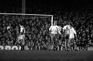 Arsenal 3 v. Aston Villa 1. Division 1 football. February 1980 LF01-20-063
