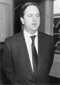 Arsenal Chairman Peter Hill-Wood. 5th December 1983. 83-6417-7a Arsenal Chairman Peter Hill-Wood. 5th December 1983. 83-6417-7a