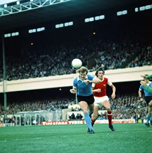 Arsenal v Manchester City league match at Highbury 4th October 1975 Arsenal v Manchester City league match at Highbury 4th October 1975