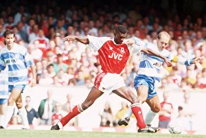 00244 Gallery: Arsenal v QPR league match at Highbury August 1991. QPR'