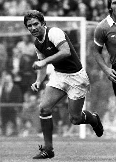 Arsenals Alan Ball in action during the match against Manchester City at Highbury