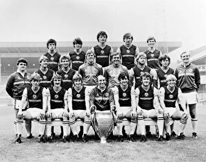 Aston Villa Collection: Aston Villa football club 1982 European Cup winning side Front Row l to r