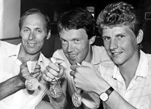 Athlete Steve Cram Mike McLeod, Charlie Spedding Athlete Steve Cram Mike McLeod, Charlie Spedding