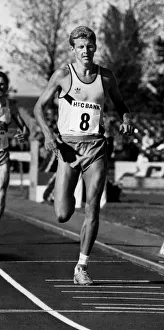 Athlete Steve Cram Steve Cram in action 1 July 1989 circa Athlete Steve Cram Steve Cram in action 1 July 1989 circa