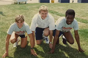 Images Dated 25th July 1990: Athlete Steve Cram Steve Cram at the National Garden Festival in Gateshead