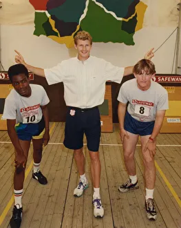 Images Dated 25th July 1990: Athlete Steve Cram Steve Cram at the National Garden Festival in Gateshead