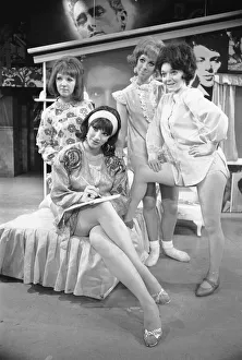 Images Dated 30th May 1973: Attractive quartet from the cast of Grease left to right Colette Kelly, Hilary Labow