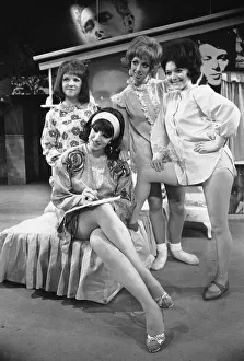 Images Dated 30th May 1973: Attractive quartet from the cast of Grease left to right Colette Kelly, Hilary Labow