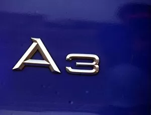 Images Dated 24th September 1997: AUDI A3 badge logo September 1997