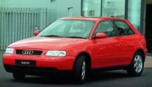 Images Dated 23rd June 1997: Audi A3 red coupe June 1997