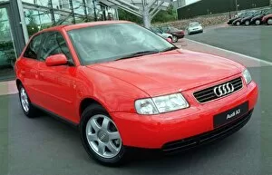 Images Dated 23rd June 1997: Audi A3 red coupe June 1997