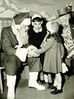 Audrey Hepburn November 1950 Father Christmas Audrey Hepburn November 1950 Father Christmas
