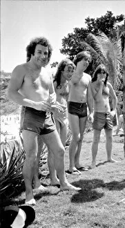 Images Dated 21st January 1985: Aussie metal AC / DC at the seaside in Rio