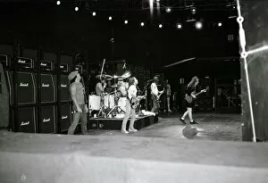 Images Dated 21st January 1985: Australian metal band AC / DC in concert in Rio
