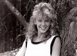 Images Dated 3rd February 1988: Australian pop singer and actress Kylie Minogue in her role as Charlene in the Australian