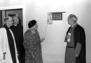 Author Agatha Christie addressing the dignatories at Galmpton primary school' Author Agatha Christie addressing the dignatories at Galmpton primary school'