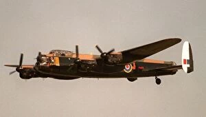 Images Dated 18th September 1994: Avro Lancaster Bomber of the RAF Memorial Flight at Farnborough Airshow epd