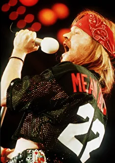 Axl Rose of Guns N Roses on stage at the The Freddie Mercury Tribute Concert for AIDS Axl Rose of Guns N Roses on stage at the The Freddie Mercury Tribute Concert for AIDS